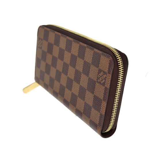 Louis Vuitton LV Zippy Wallet Brown Long Damier Ebene - Picture 1 of 6